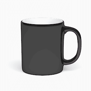 Черная кружка-хамелеон