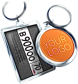 Печать на брелоках